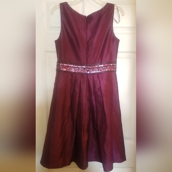 JS Boutique Purple Dress Size 8 - Picture 2 of 5